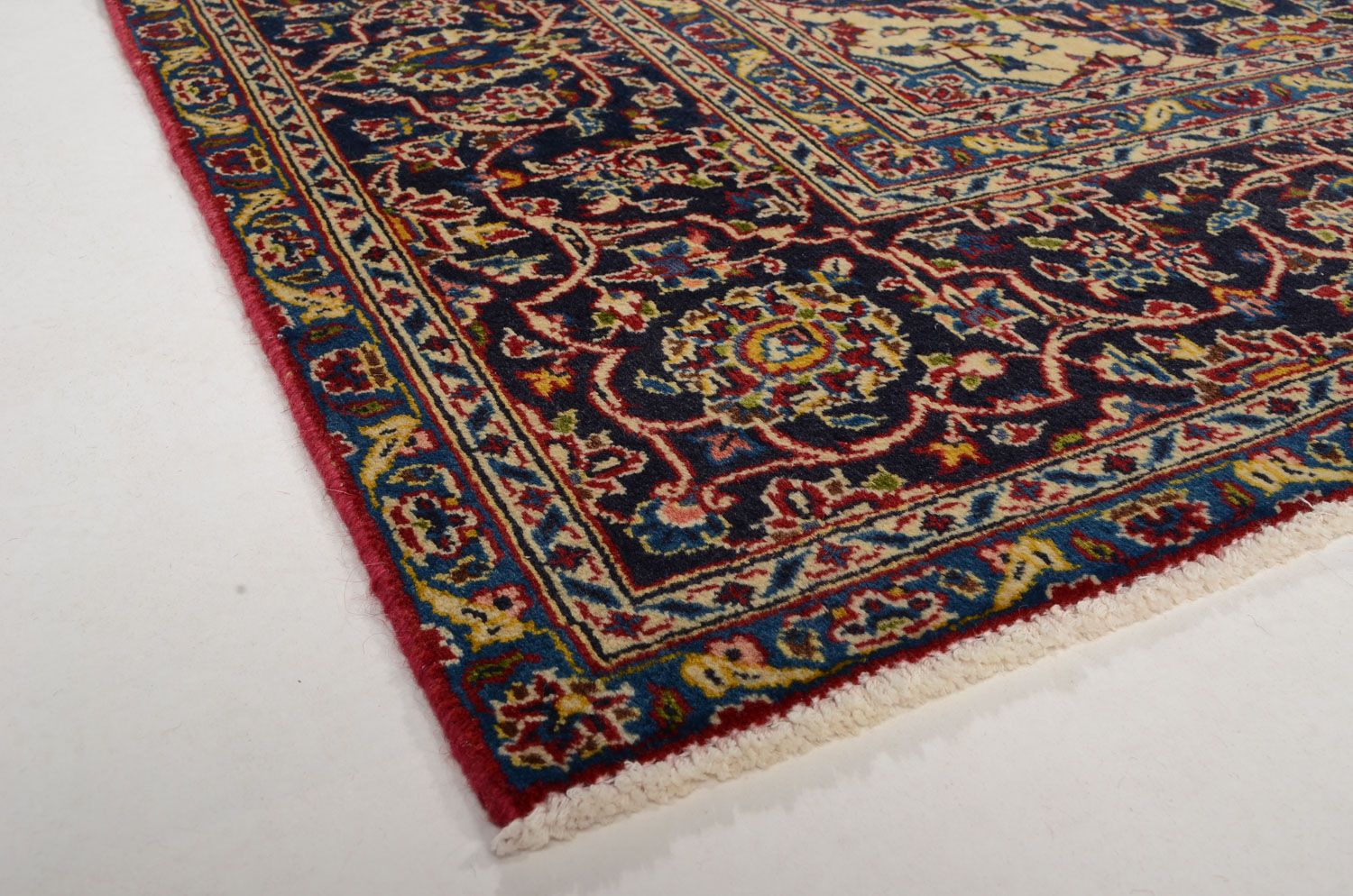 Tapis persan - Keshan - 286 x 194 cm - rouge
