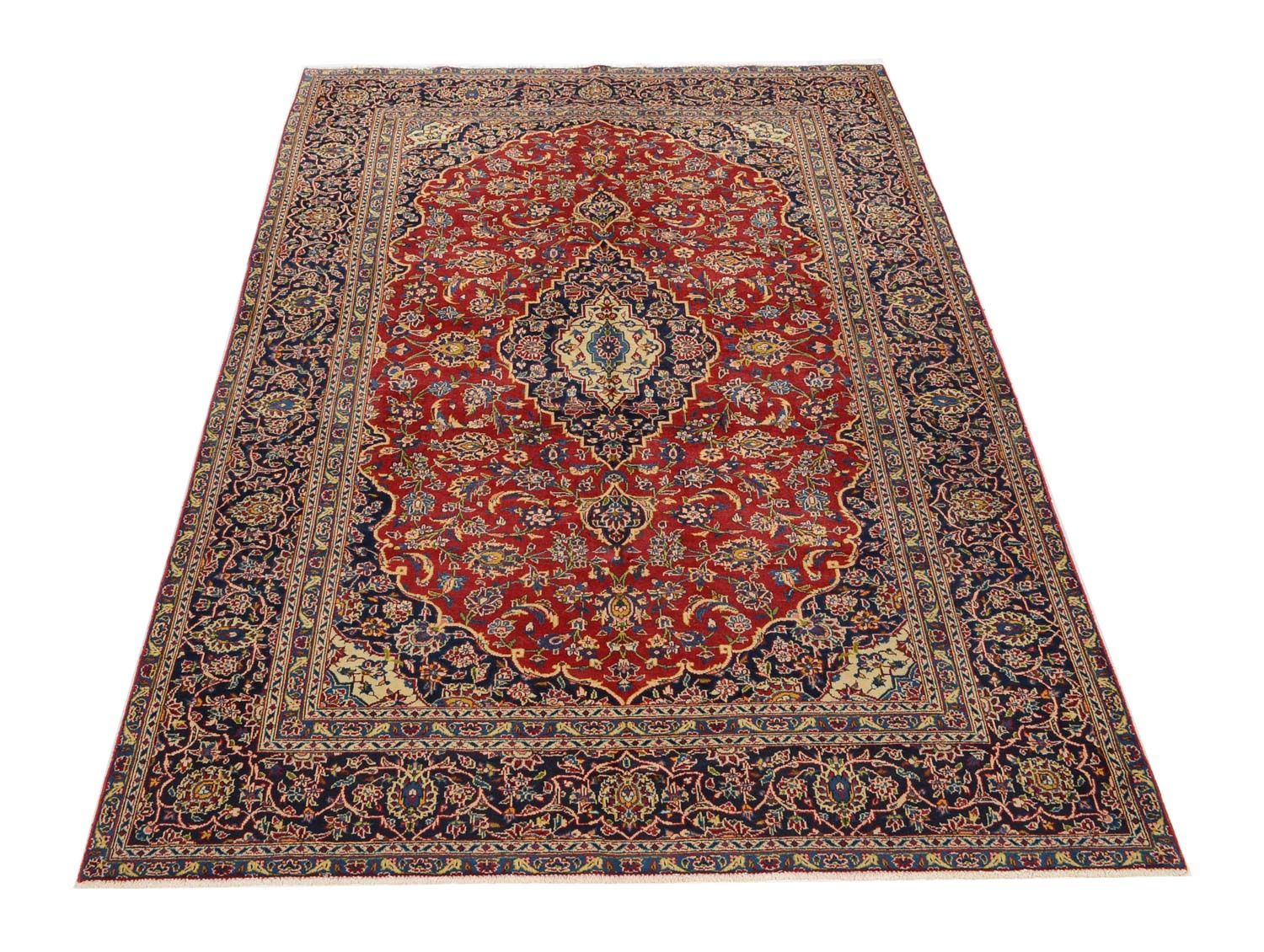 Tapis persan - Keshan - 286 x 194 cm - rouge