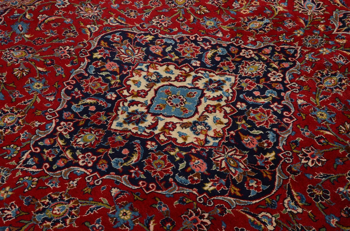 Tapis persan - Keshan - 352 x 246 cm - rouge