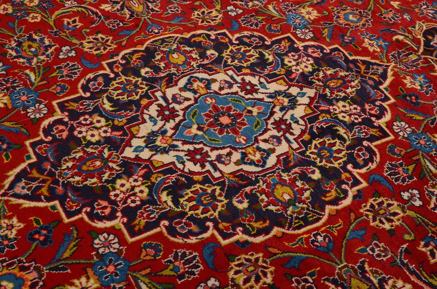 Tapis persan - Keshan - 357 x 245 cm - rouge