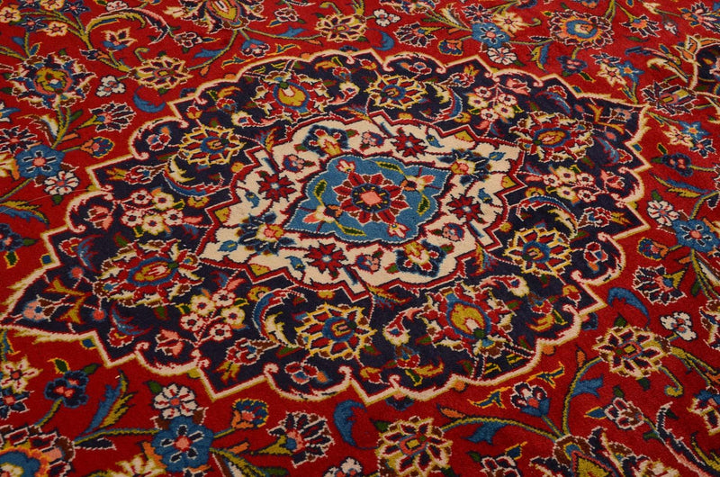 Tapis persan - Keshan - 357 x 245 cm - rouge
