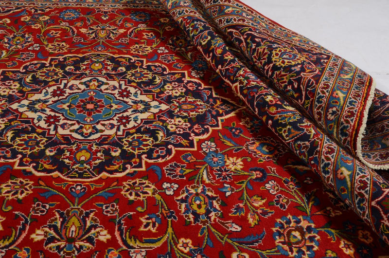 Tapis persan - Keshan - 357 x 245 cm - rouge