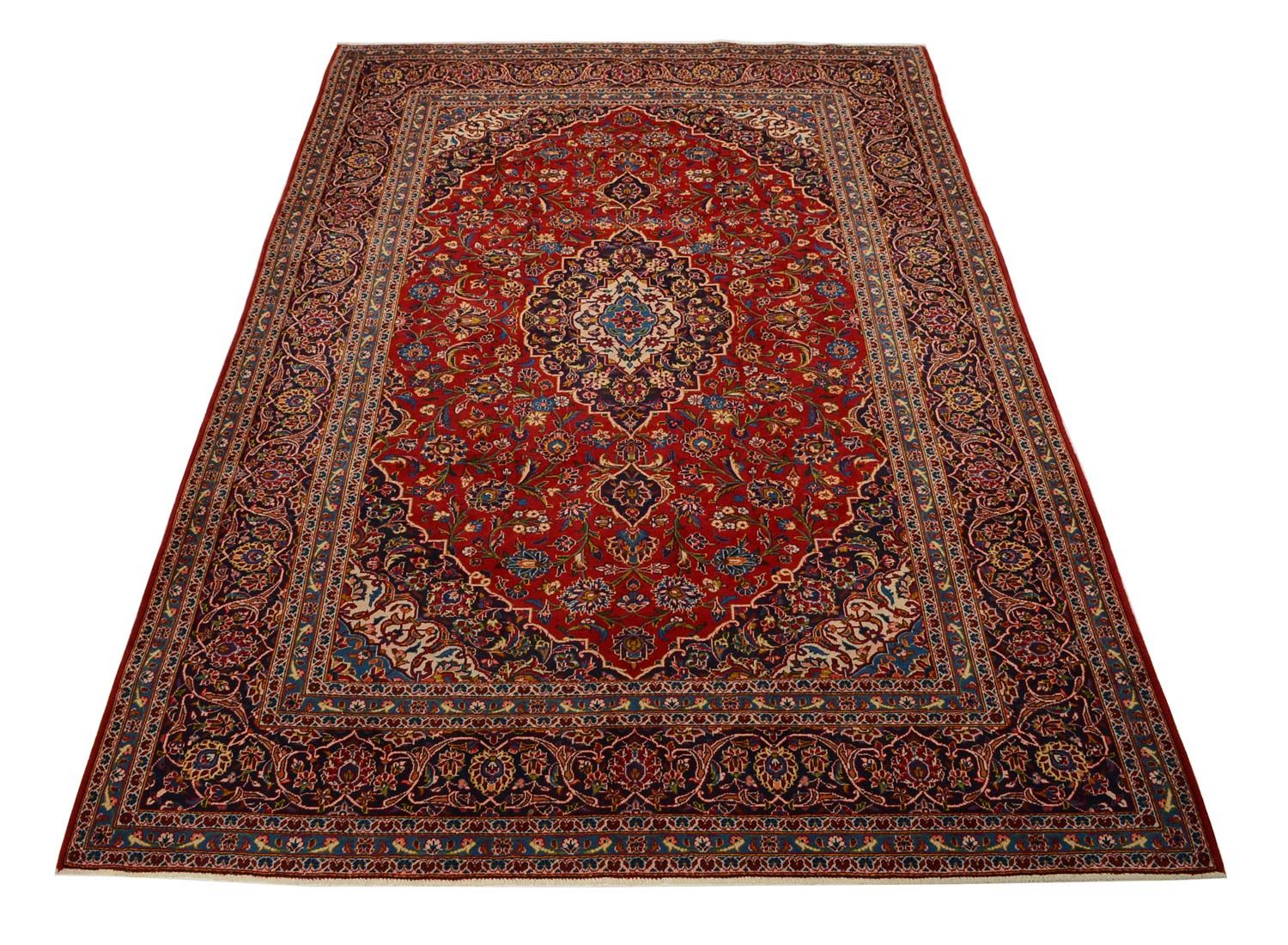 Tapis persan - Keshan - 357 x 245 cm - rouge