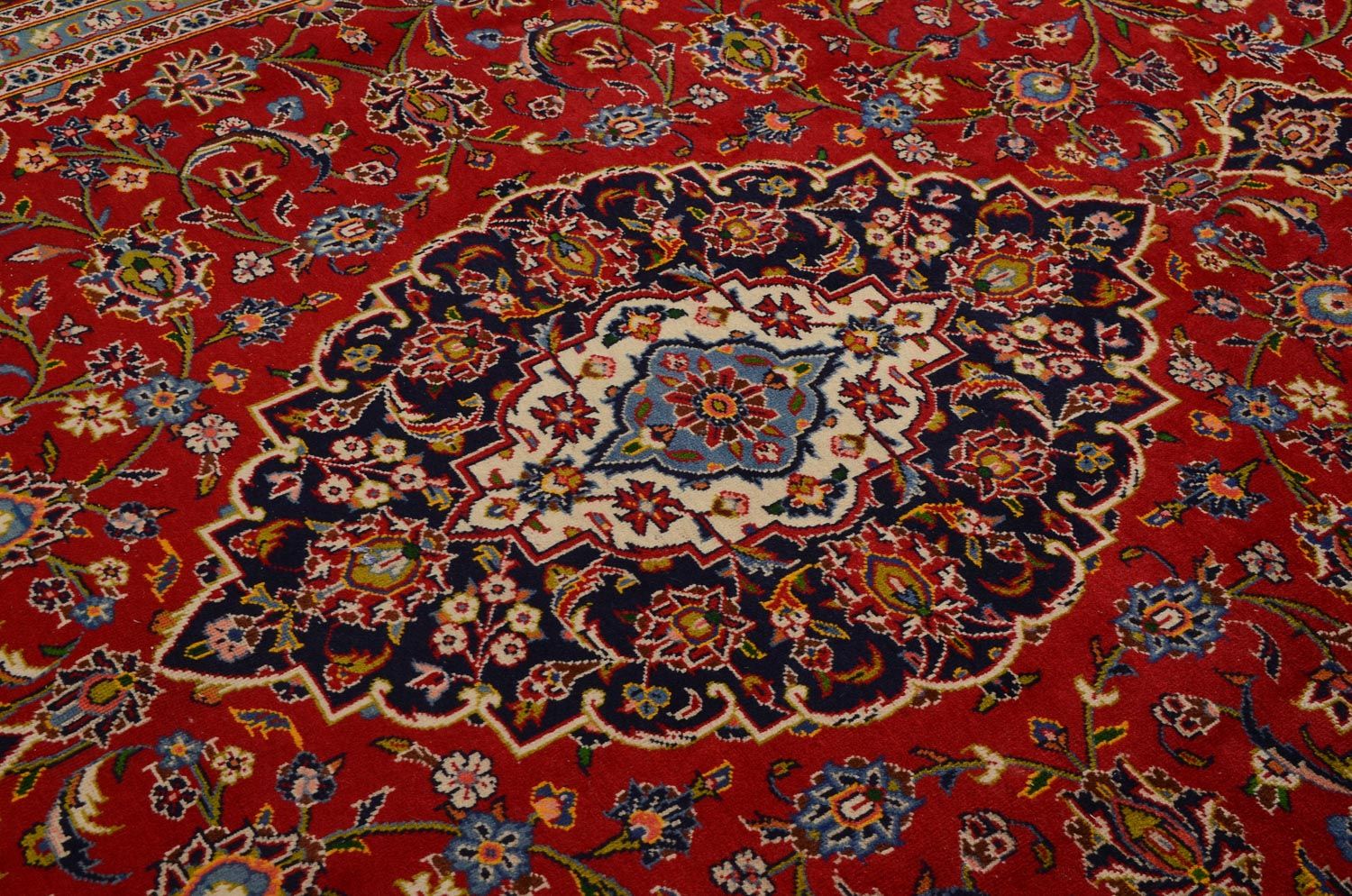 Tapis persan - Keshan - 360 x 255 cm - rouge