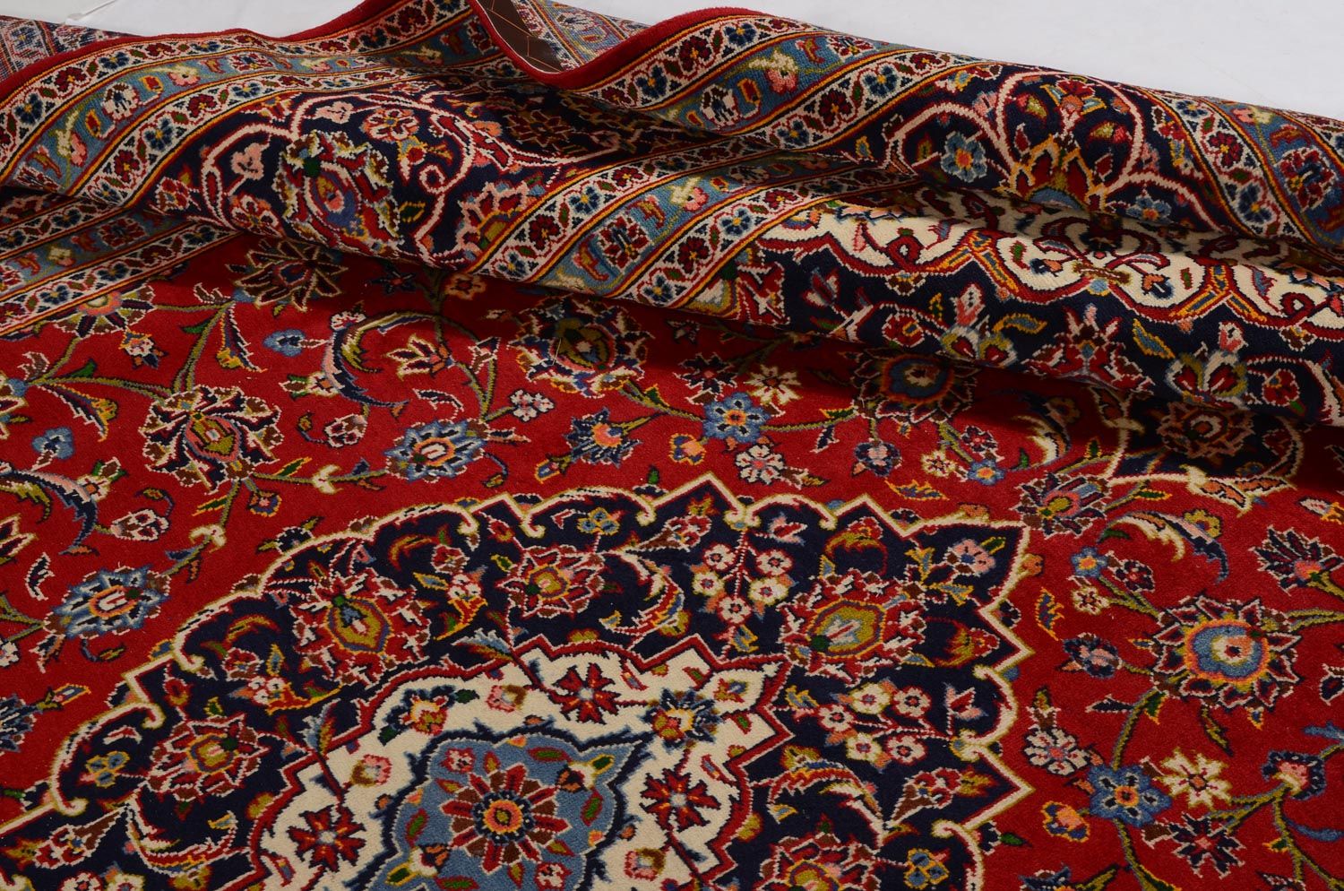 Tapis persan - Keshan - 360 x 255 cm - rouge