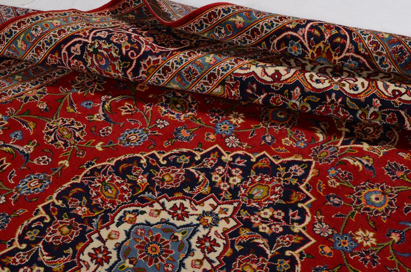Tapis persan - Keshan - 360 x 255 cm - rouge