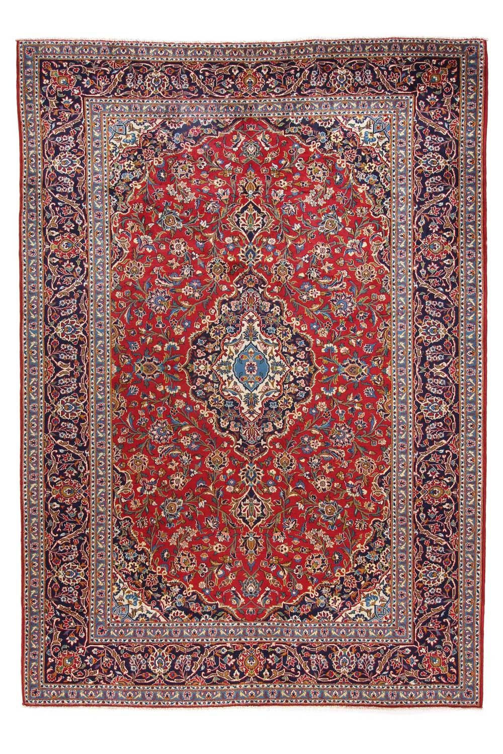 Tapis persan - Keshan - 359 x 252 cm - rouge