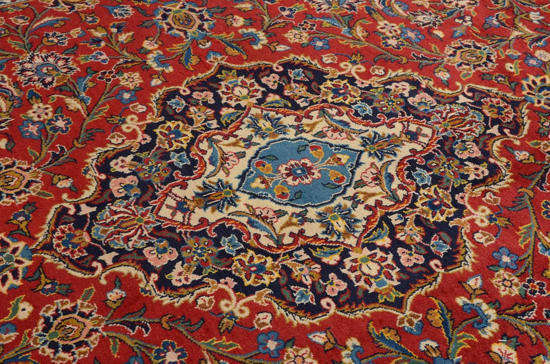 Tapis persan - Keshan - 359 x 252 cm - rouge
