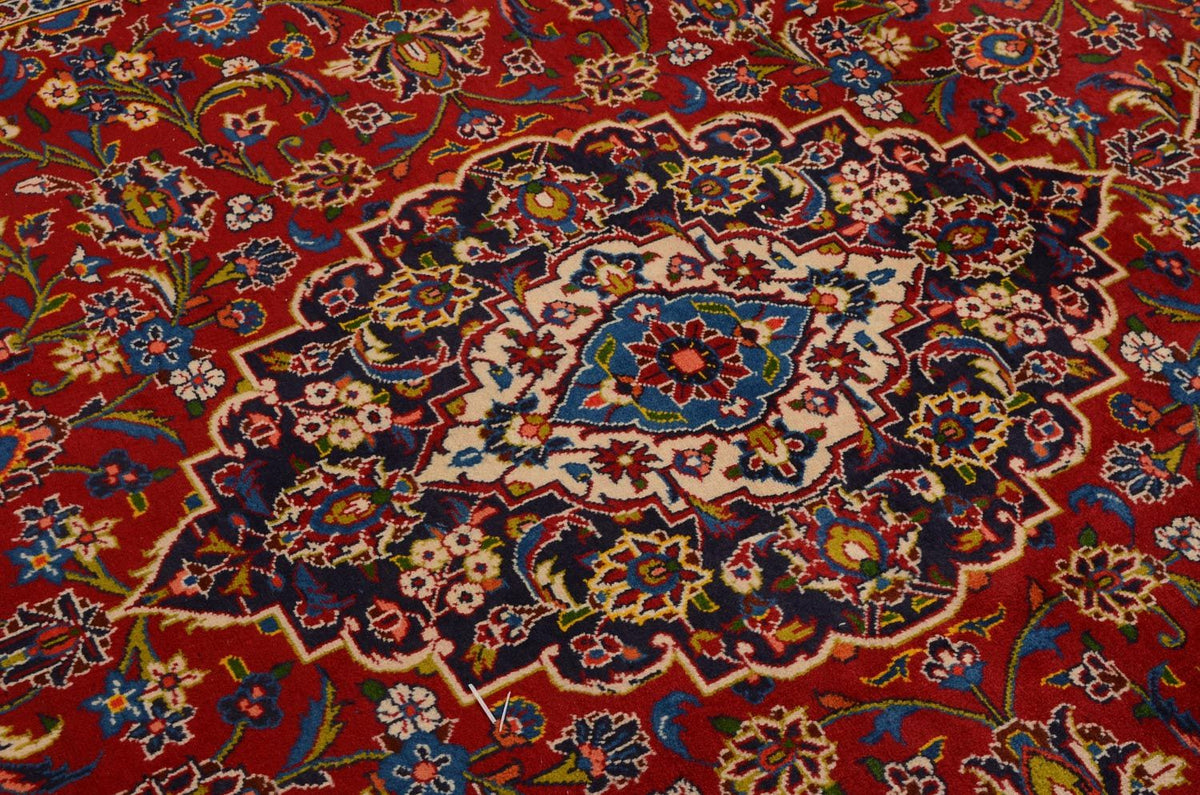 Tapis persan - Keshan - 368 x 247 cm - rouge