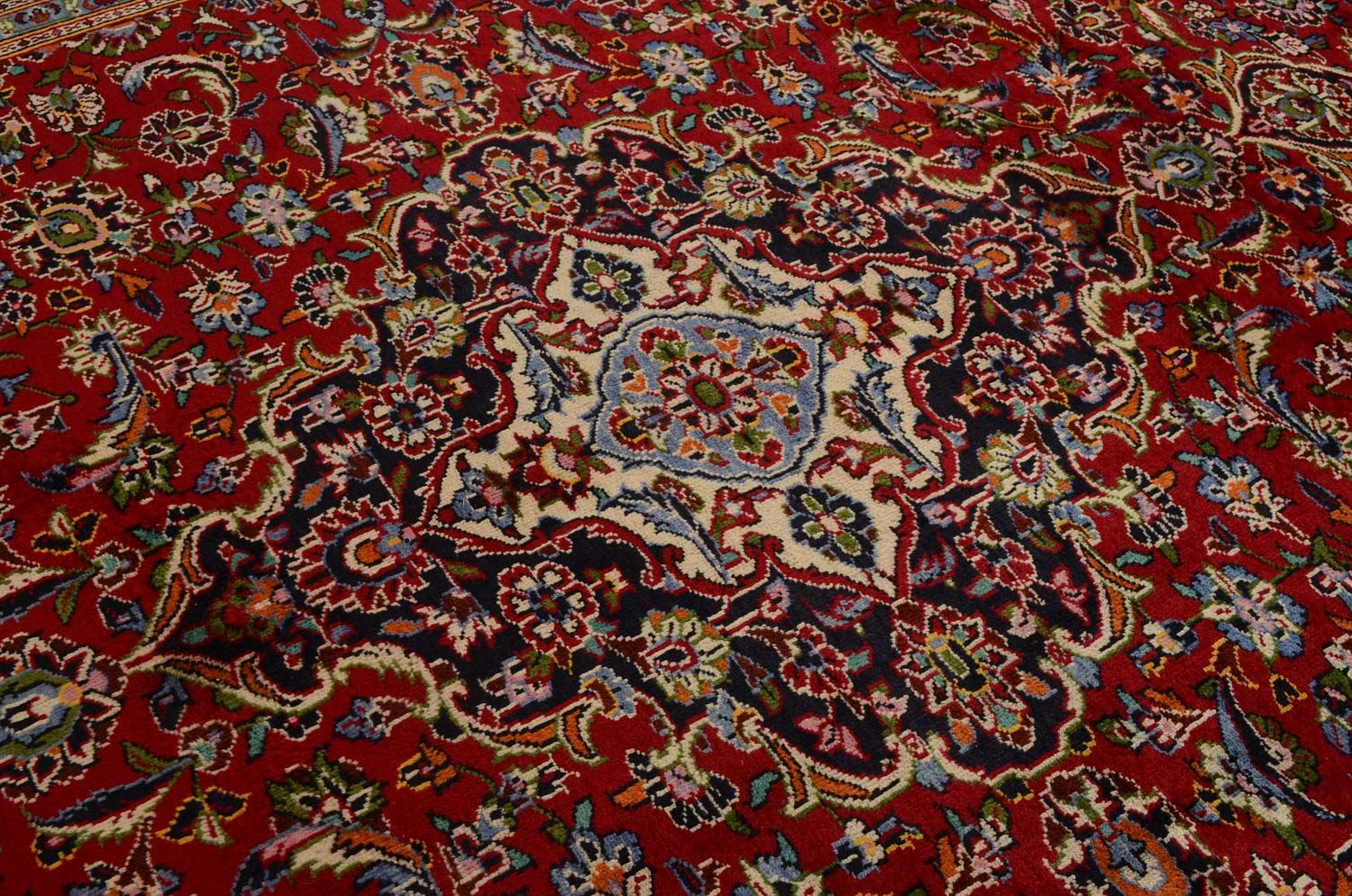Tapis persan - Keshan - 352 x 248 cm - rouge