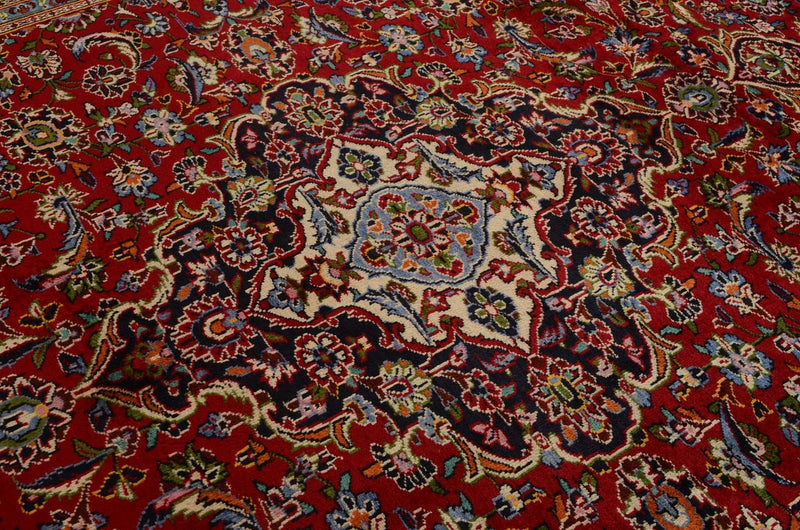 Tapis persan - Keshan - 352 x 248 cm - rouge