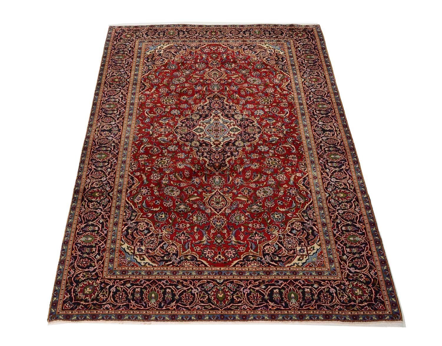 Tapis persan - Keshan - 352 x 248 cm - rouge
