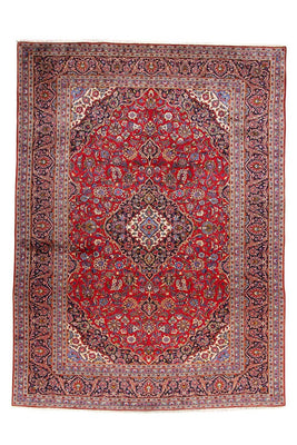 Tapis persan - Keshan - 400 x 291 cm - rouge