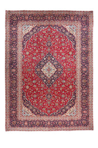 Tapis persan - Keshan - 398 x 293 cm - rouge