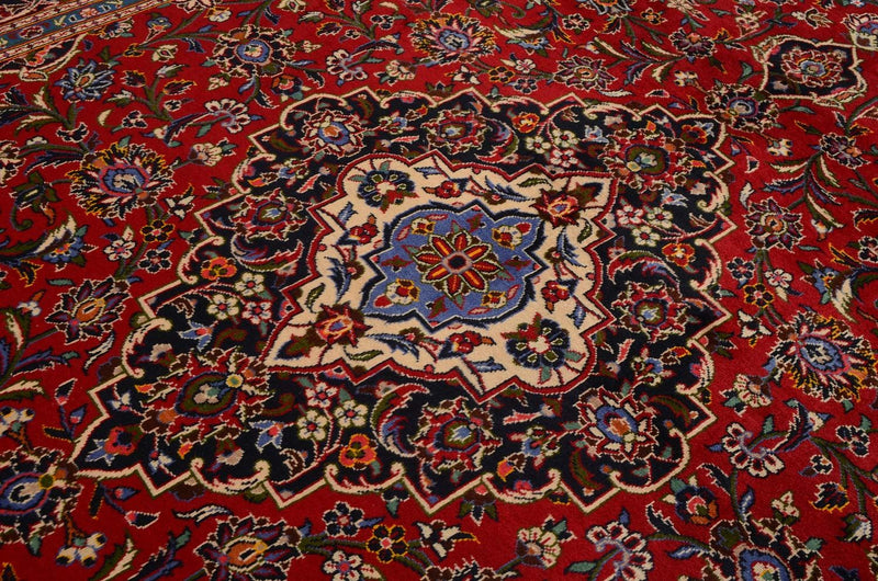 Tapis persan - Keshan - 370 x 255 cm - rouge