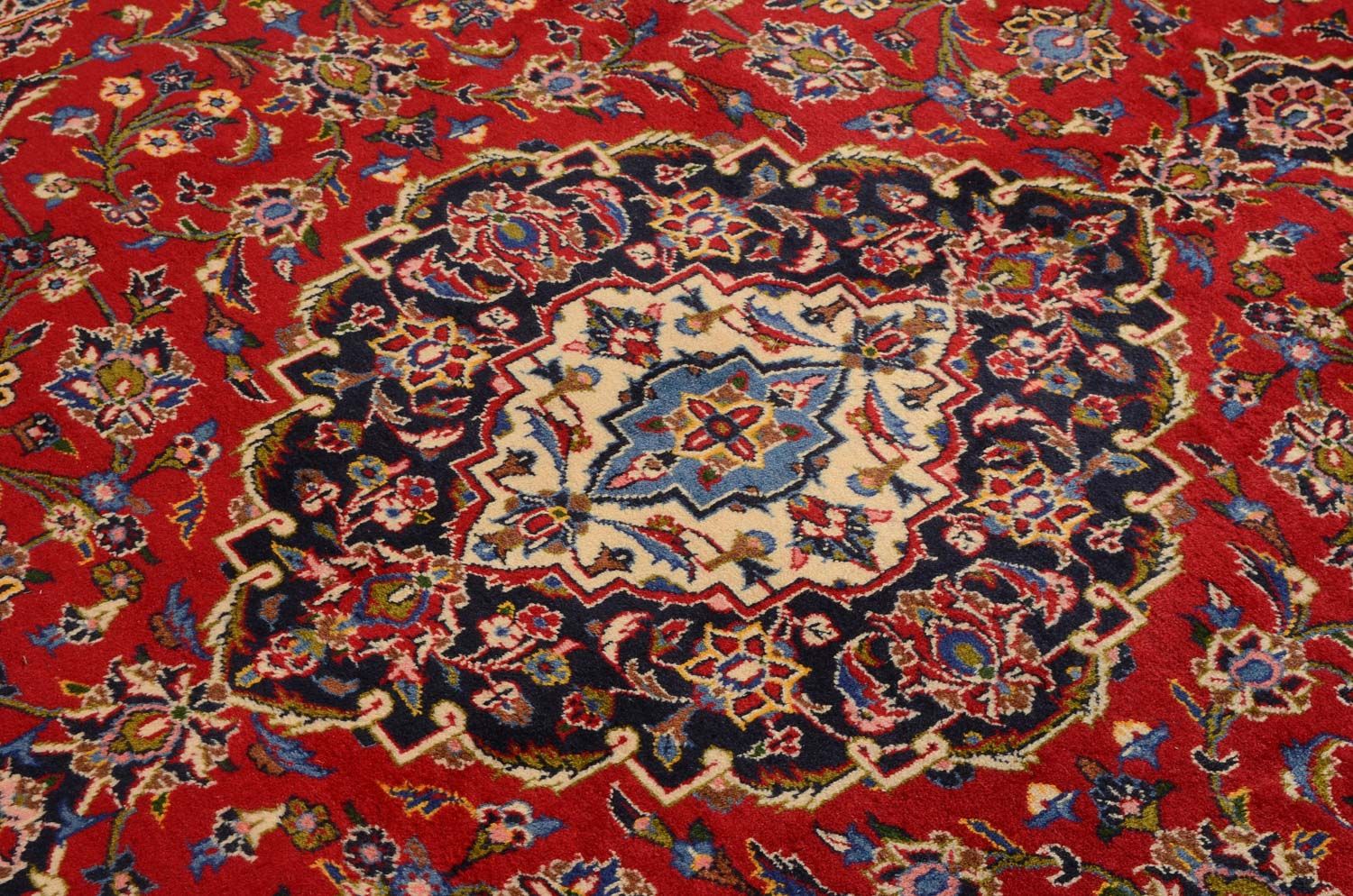 Tapis persan - Keshan - 346 x 253 cm - rouge