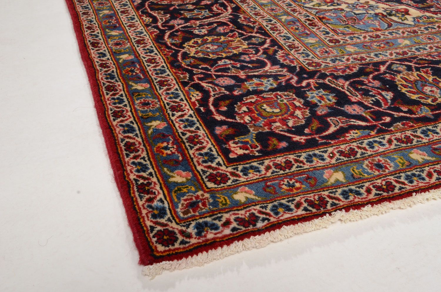Tapis persan - Keshan - 346 x 253 cm - rouge