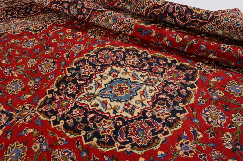 Tapis persan - Keshan - 346 x 253 cm - rouge