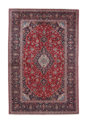 Tapis persan - Keshan - 297 x 195 cm - rouge