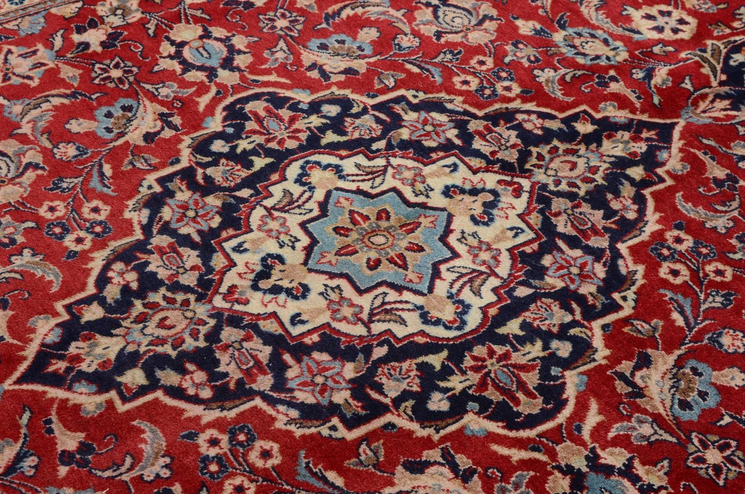 Tapis persan - Keshan - 297 x 195 cm - rouge