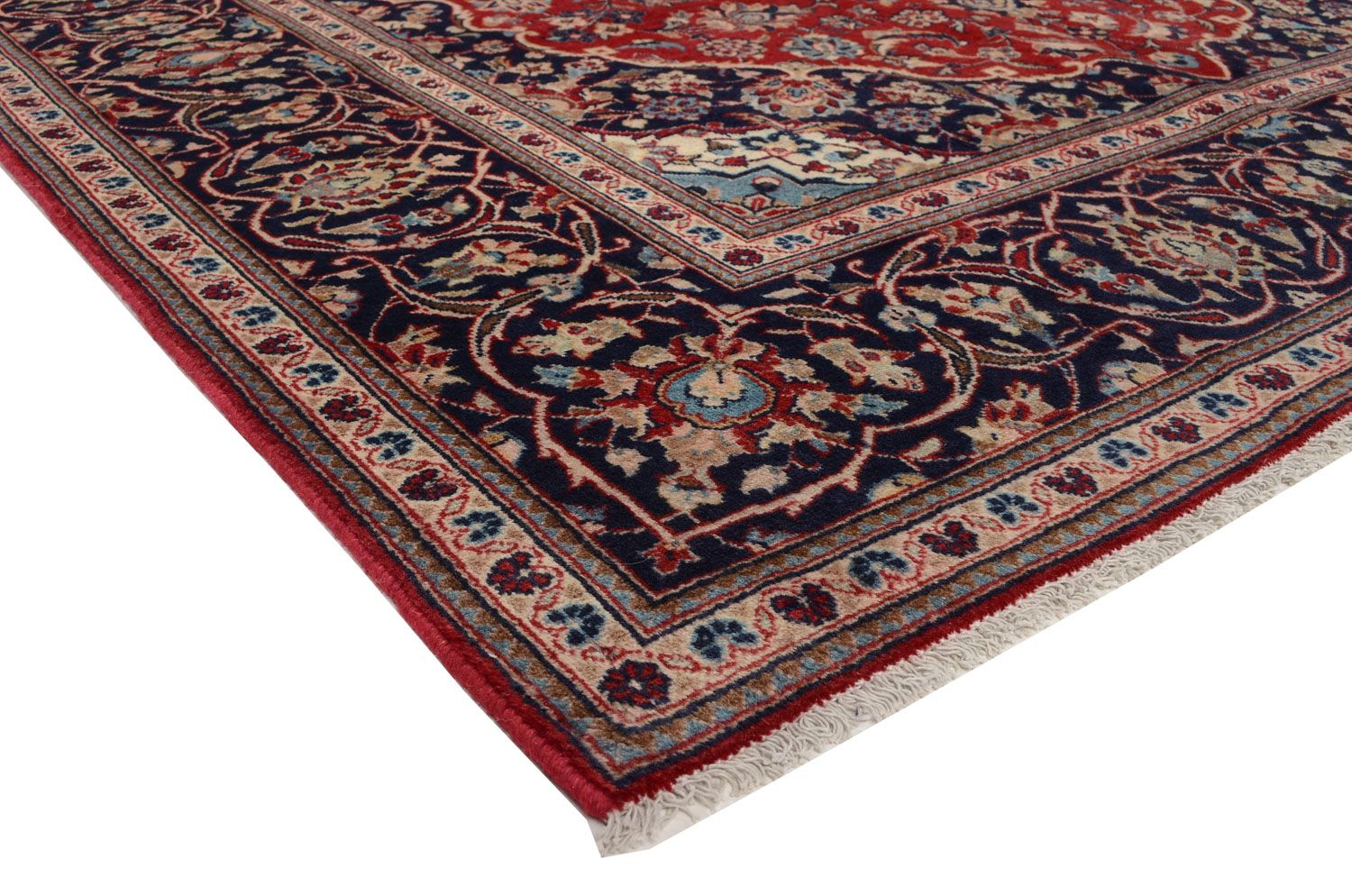 Tapis persan - Keshan - 297 x 195 cm - rouge