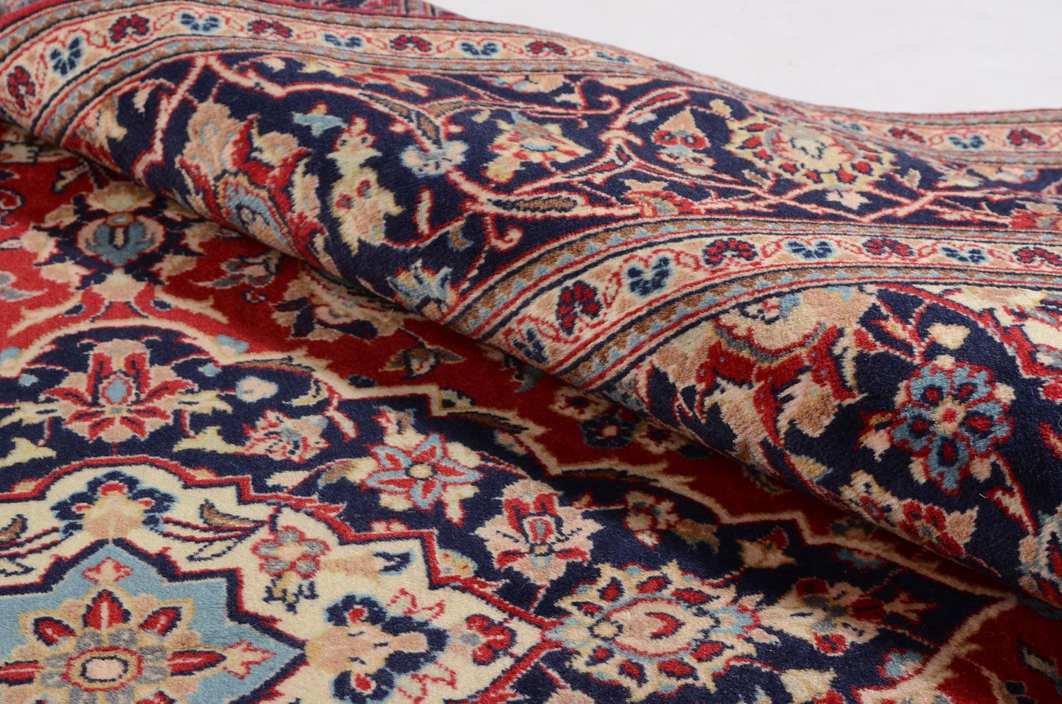 Tapis persan - Keshan - 297 x 195 cm - rouge