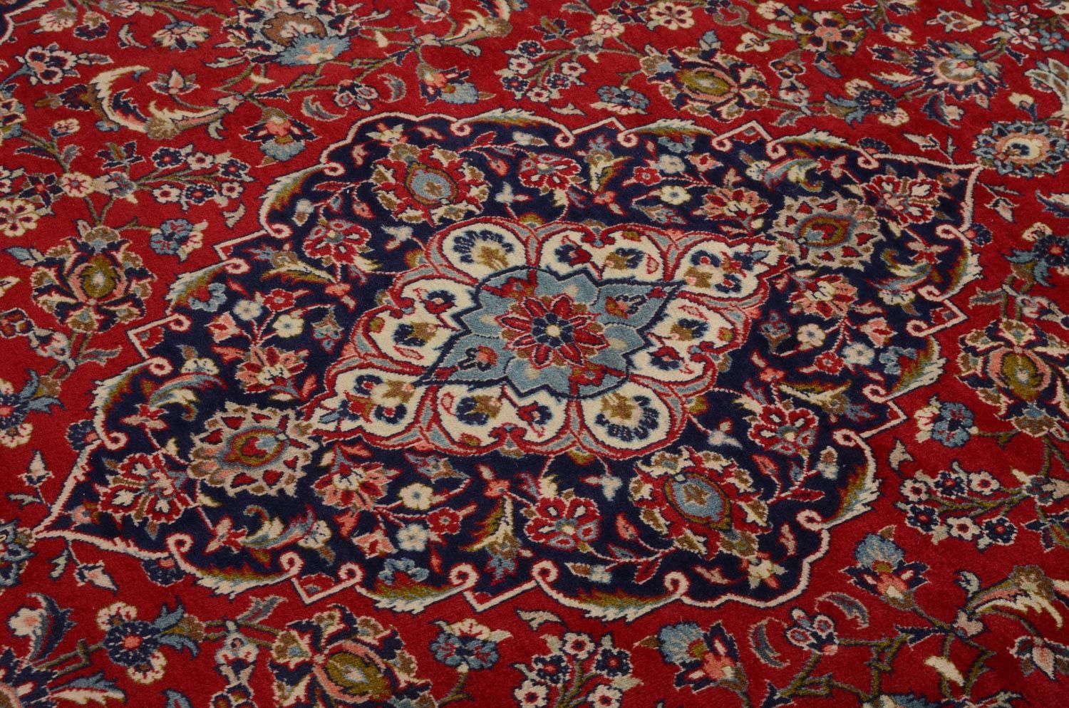 Tapis persan - Keshan - 353 x 242 cm - rouge