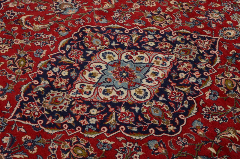 Tapis persan - Keshan - 353 x 242 cm - rouge