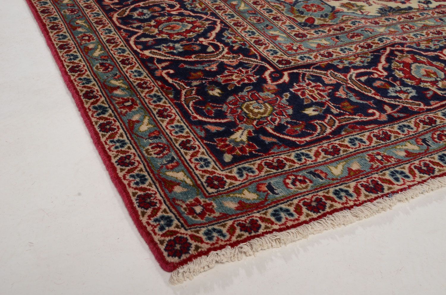 Tapis persan - Keshan - 353 x 242 cm - rouge
