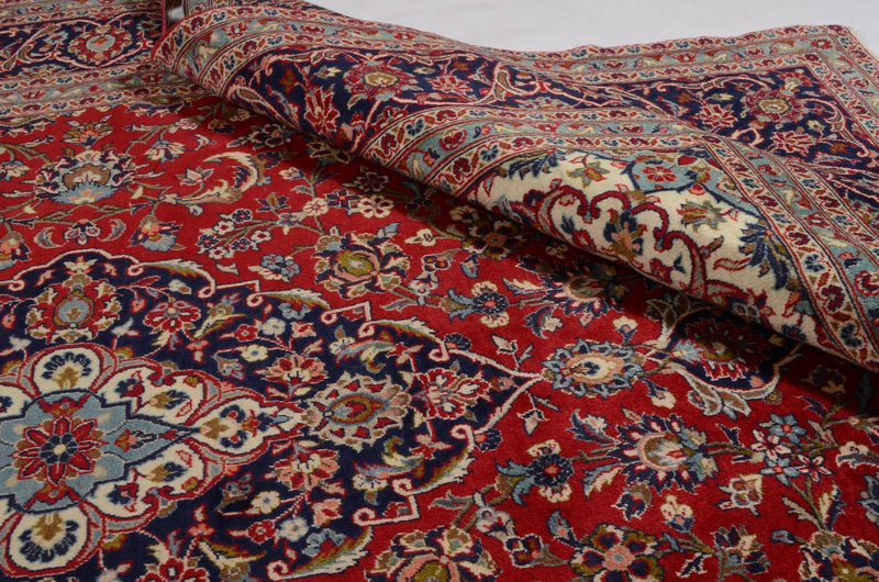 Tapis persan - Keshan - 353 x 242 cm - rouge