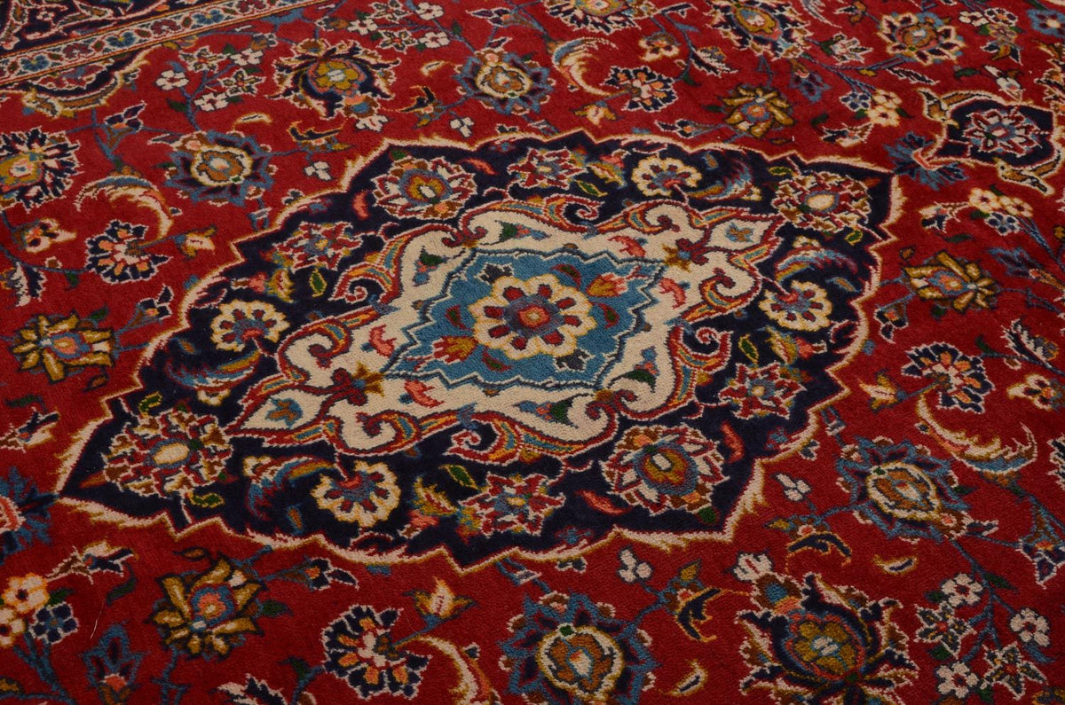 Tapis persan - Keshan - 261 x 180 cm - rouge