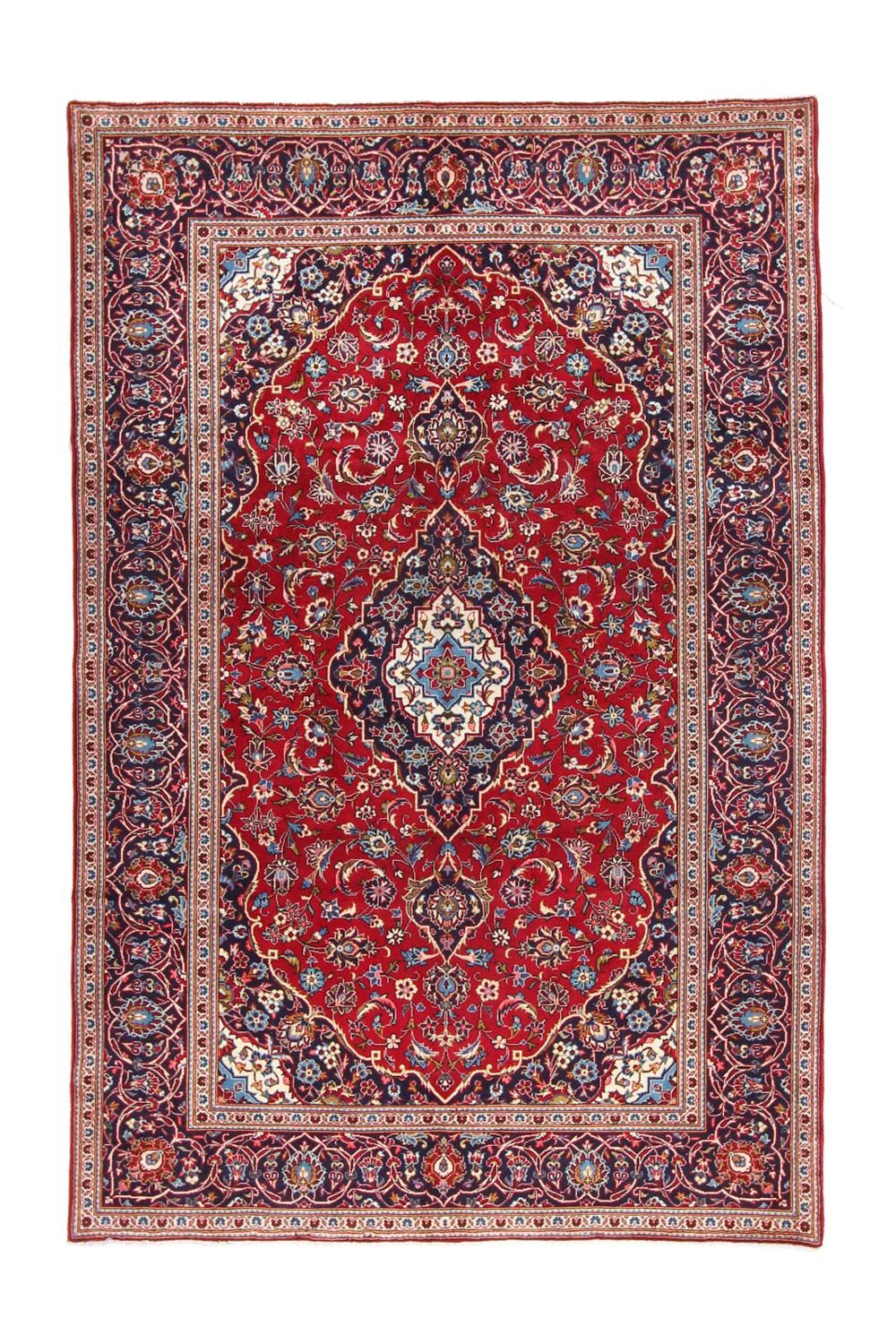 Tapis persan - Keshan - 303 x 202 cm - rouge
