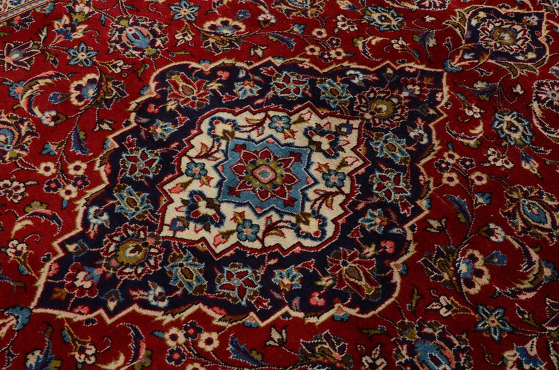 Tapis persan - Keshan - 303 x 202 cm - rouge