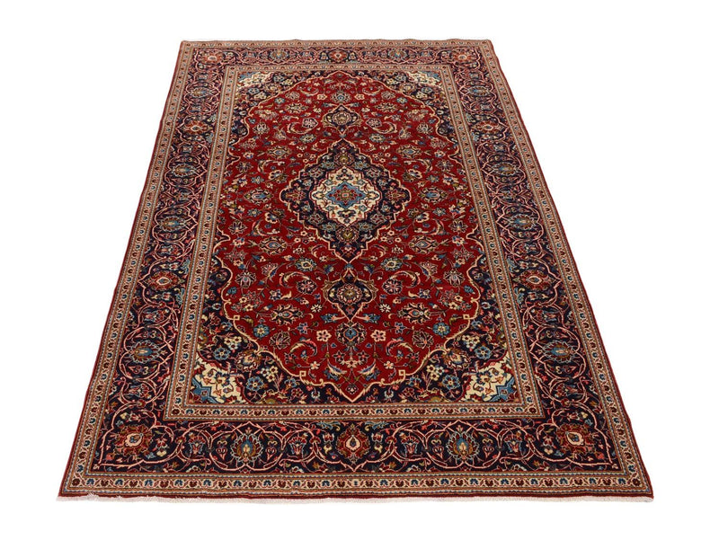 Tapis persan - Keshan - 303 x 202 cm - rouge