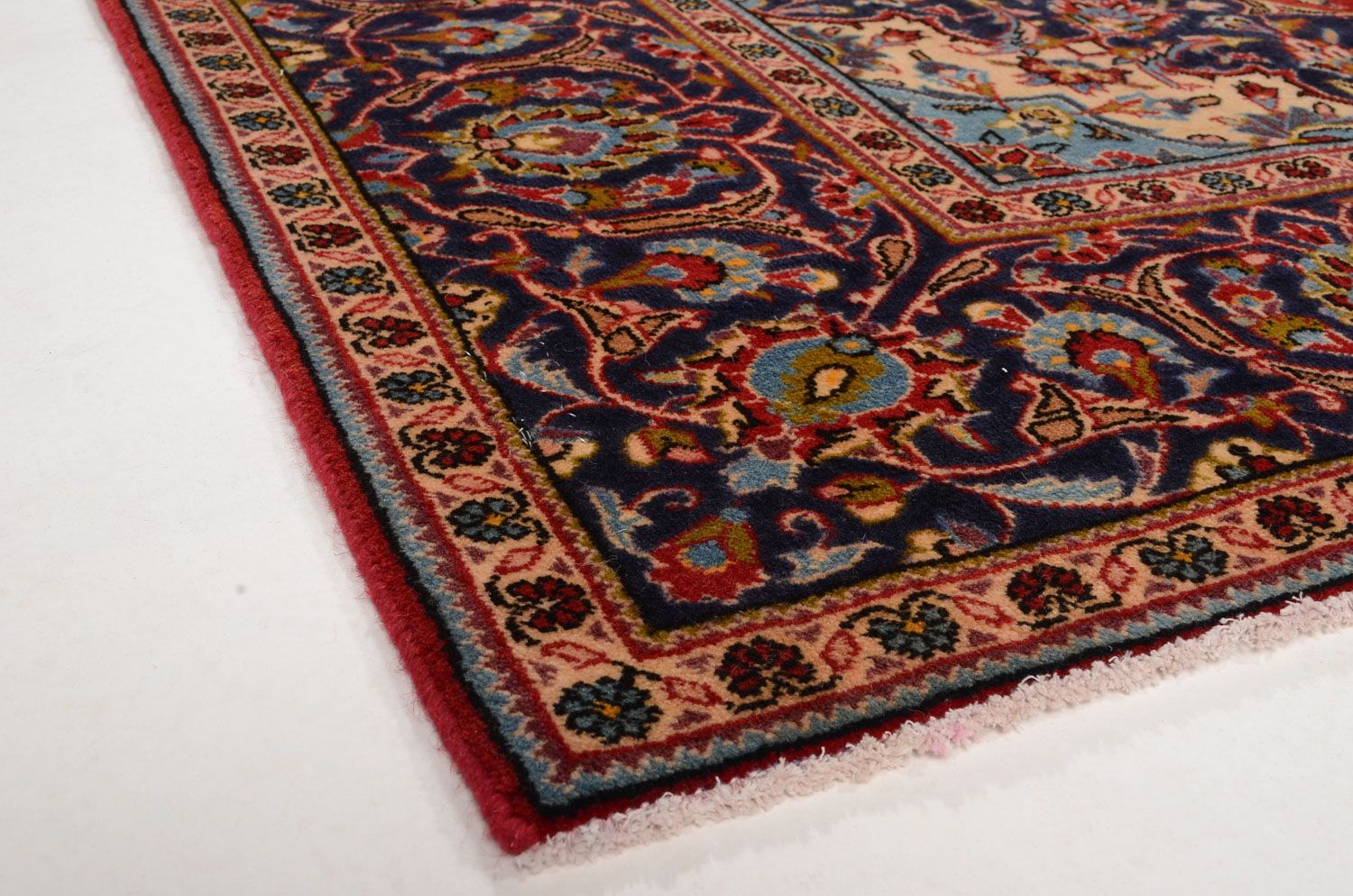 Tapis persan - Keshan - 302 x 207 cm - rouge