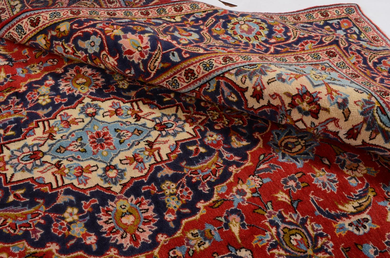 Tapis persan - Keshan - 302 x 207 cm - rouge