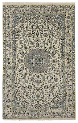 Tapis persan - Nain - Royal - 246 x 154 cm - beige