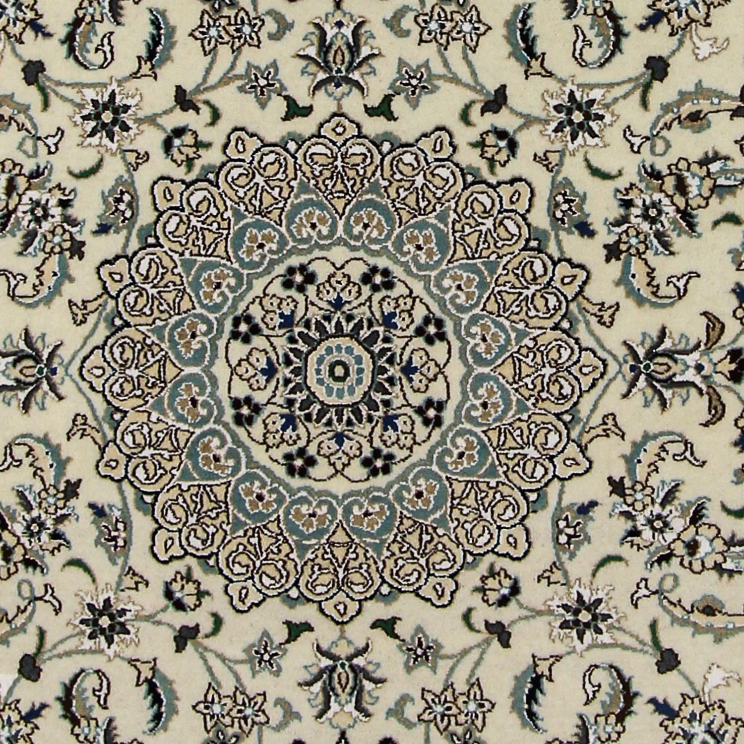 Tapis persan - Nain - Royal - 246 x 154 cm - beige