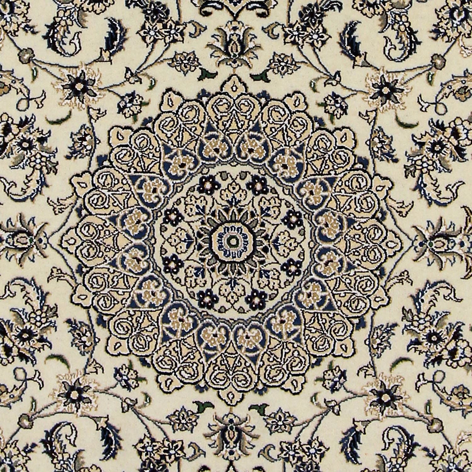 Tapis persan - Nain - Royal - 246 x 158 cm - beige