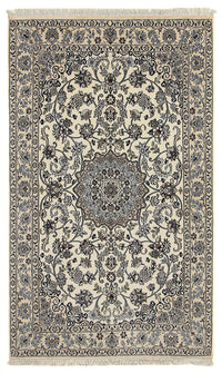 Tapis persan - Nain - Royal - 210 x 127 cm - beige