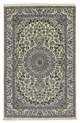 Tapis persan - Nain - Royal - 200 x 129 cm - beige