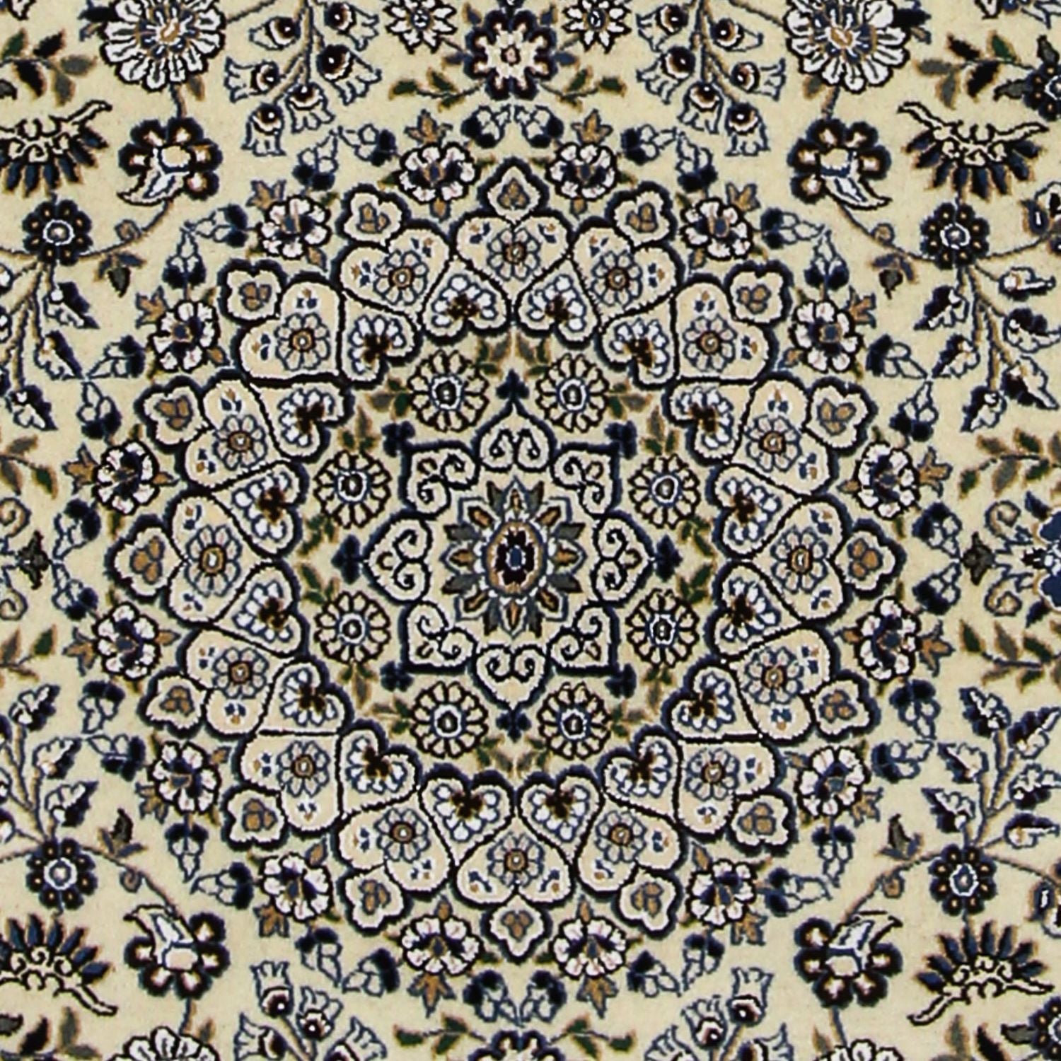 Tapis persan - Nain - Royal - 200 x 129 cm - beige
