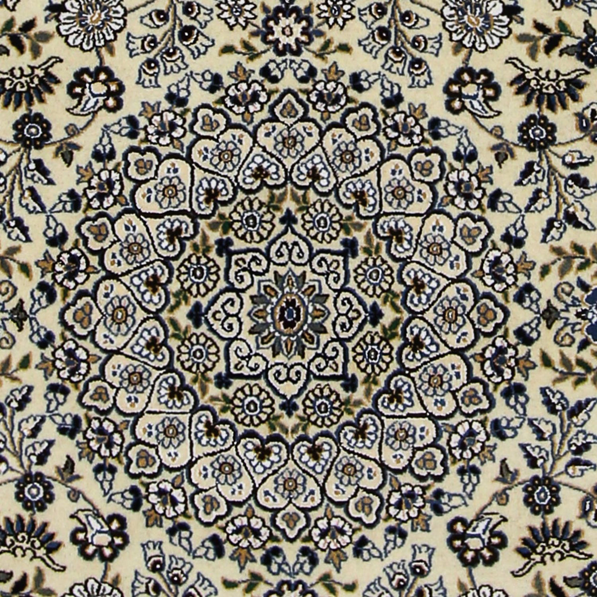 Tapis persan - Nain - Royal - 200 x 129 cm - beige
