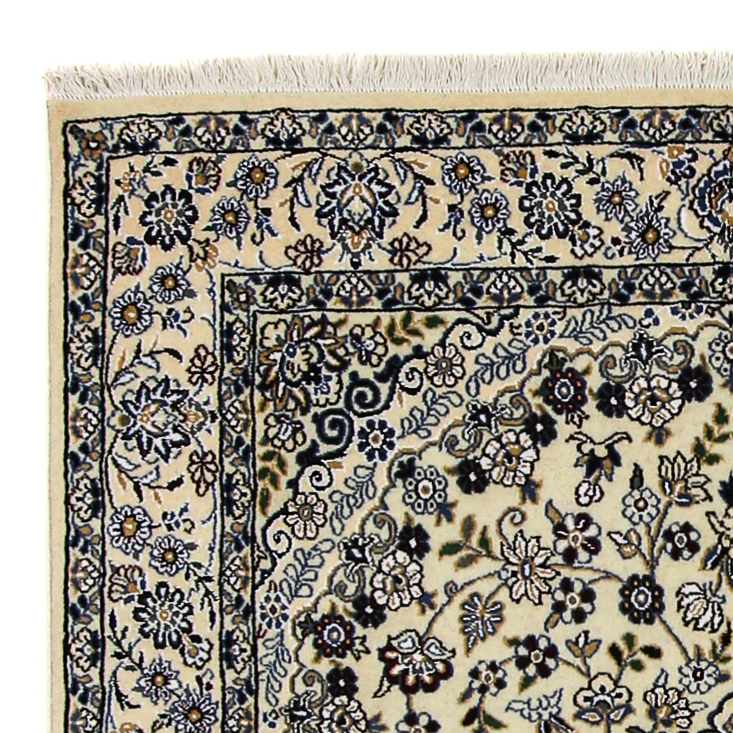 Tapis persan - Nain - Royal - 200 x 129 cm - beige