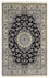 Tapis persan - Nain - Royal - 246 x 154 cm - bleu foncé