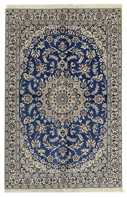 Tapis persan - Nain - Royal - 172 x 114 cm - bleu