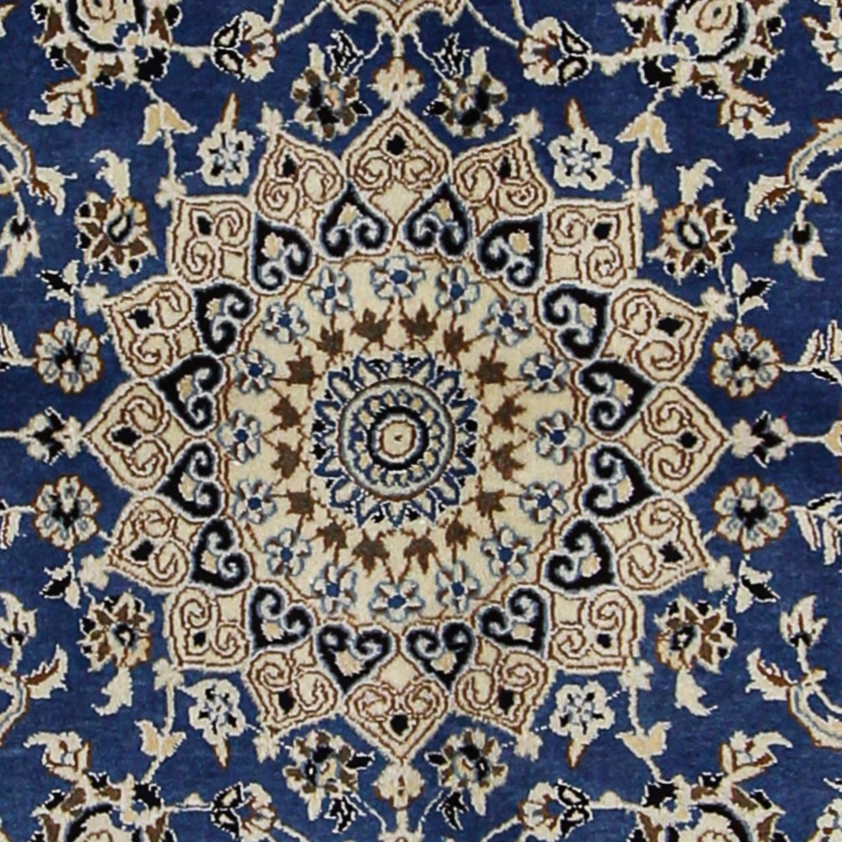 Tapis persan - Nain - Royal - 172 x 114 cm - bleu