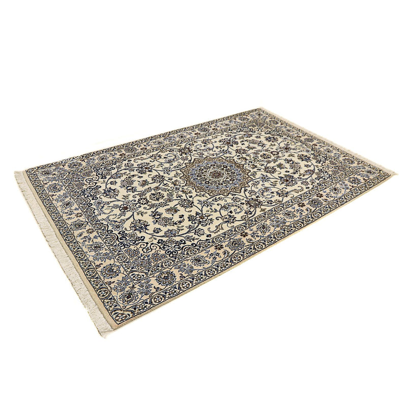 Tapis persan - Nain - Royal - 206 x 130 cm - beige