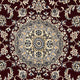 Tapis persan - Nain - Royal - 177 x 118 cm - rouge foncé