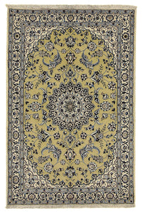 Tapis persan - Nain - Royal - 177 x 117 cm - vert olive